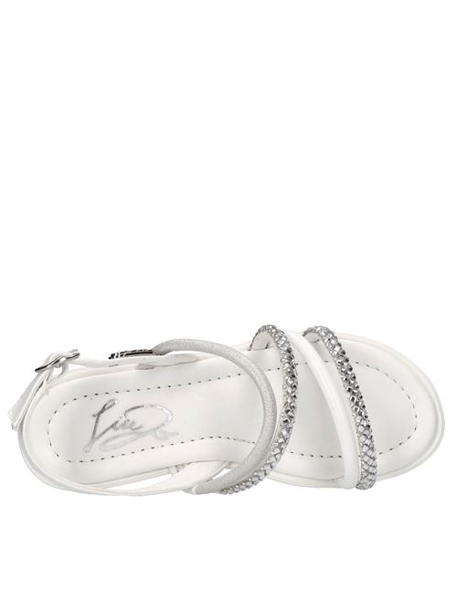  LIU JO | MAYA 929 SPREADING/LAMINATED DENIMBIANCO-ARGENTO